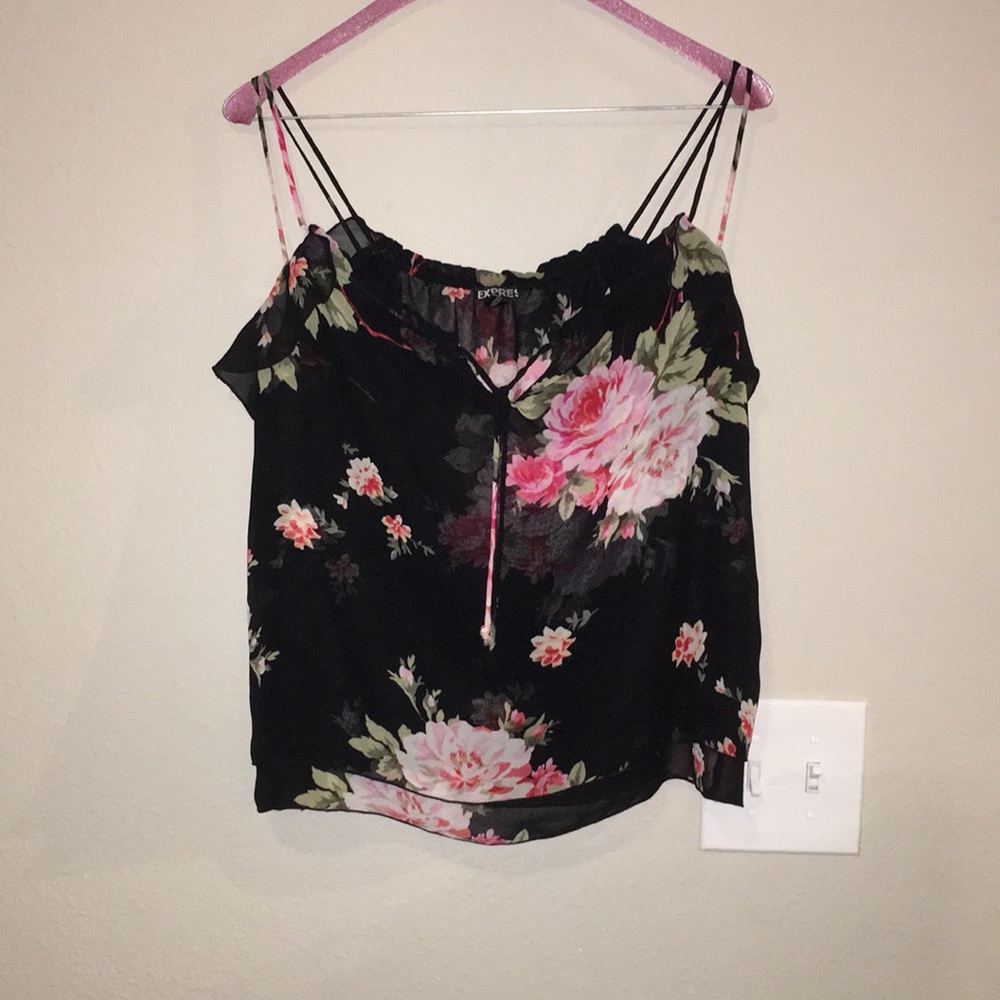 Floral crop top